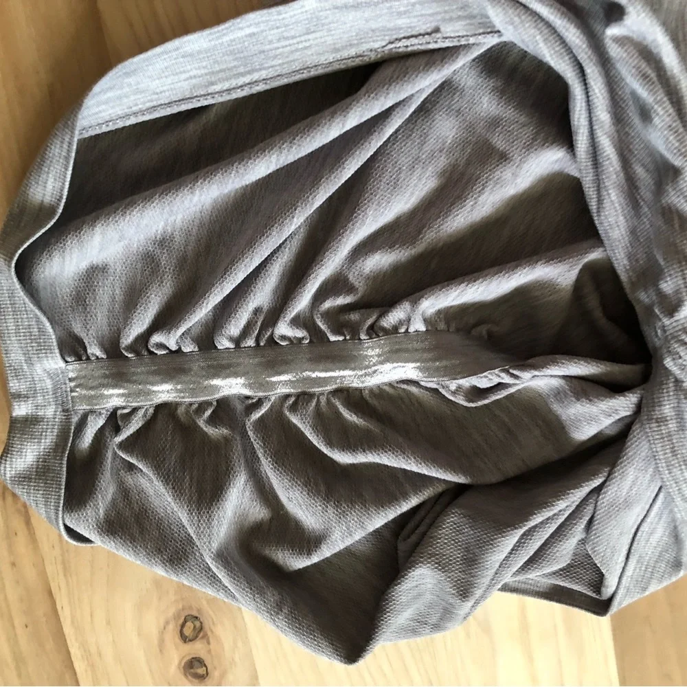 Lululemon In The Flow Grey Ruched Tank Dress - Picture 8 of 12